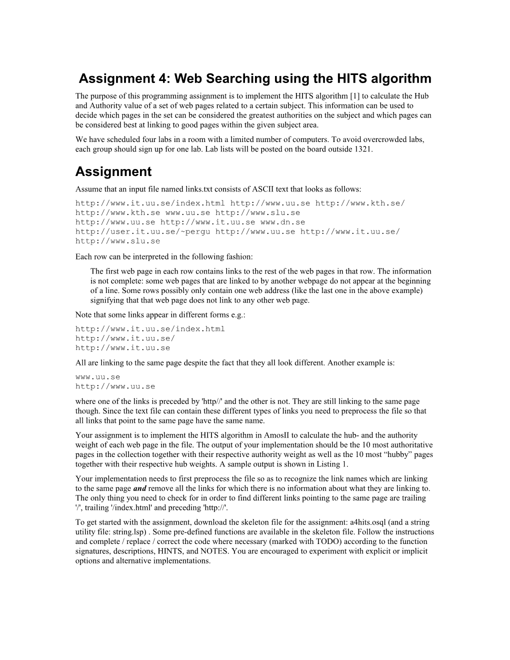 Assignment 1: Classification Using Knn