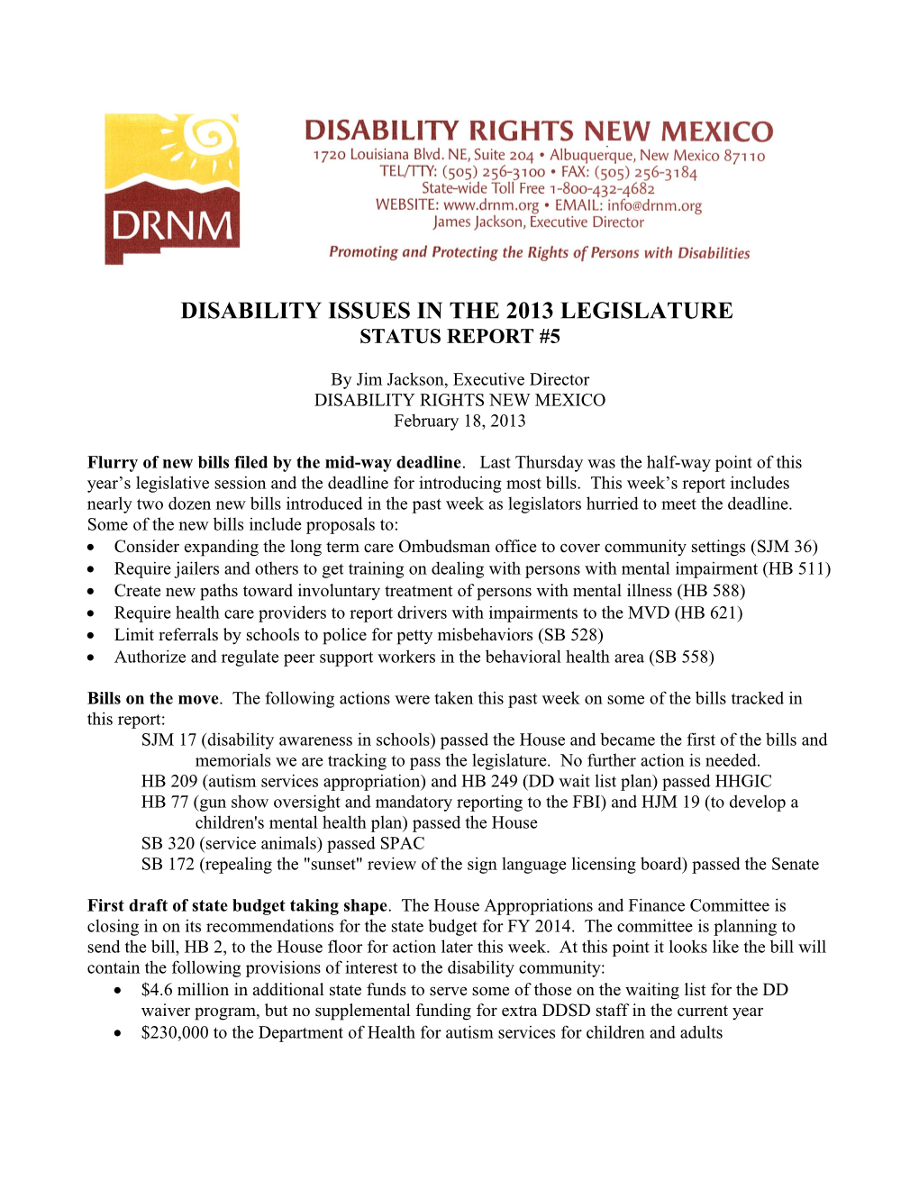 Disability Rights New Mexico