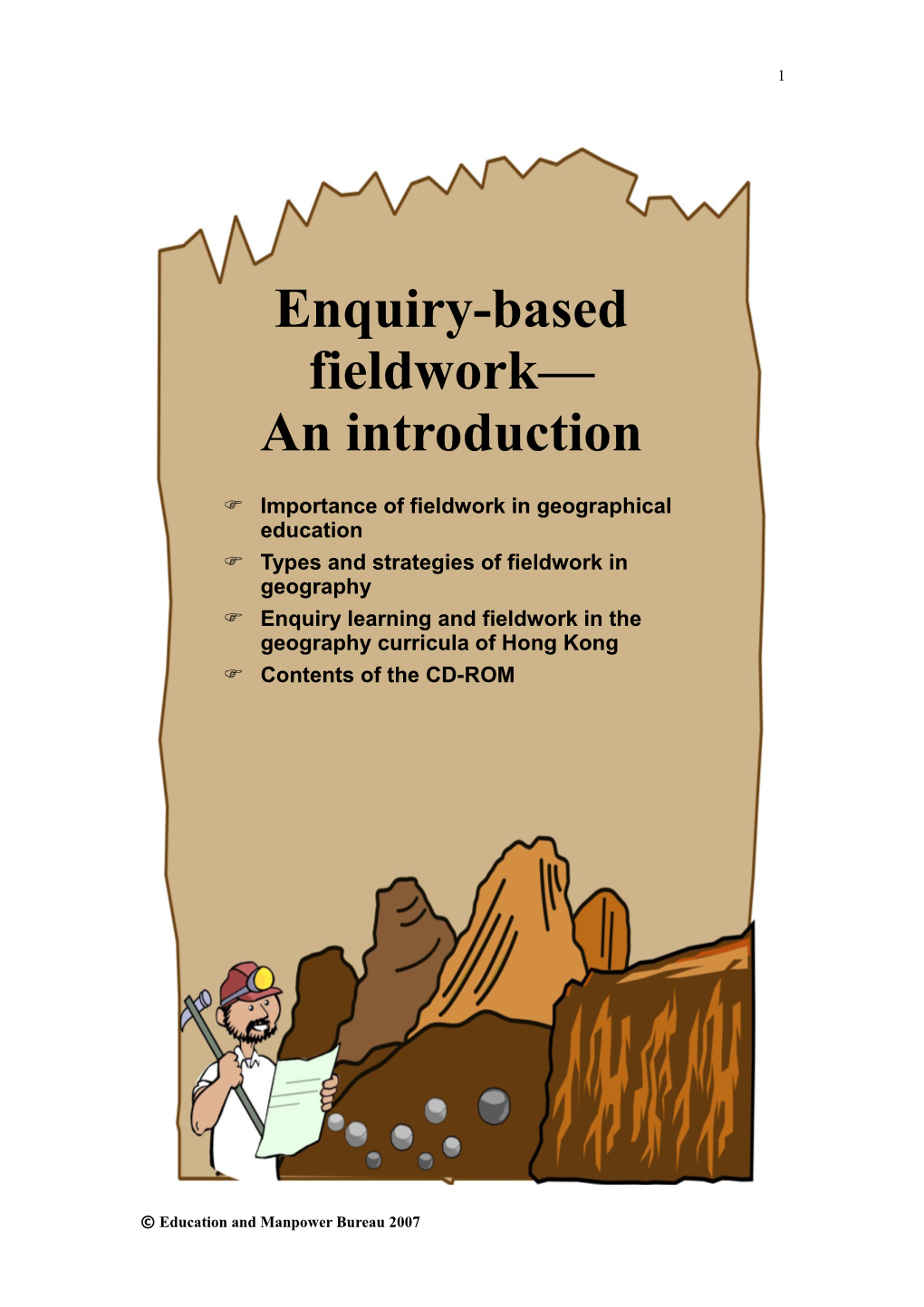 Fieldwork Can Facilitate Students Cognitive Development in the Following Ways