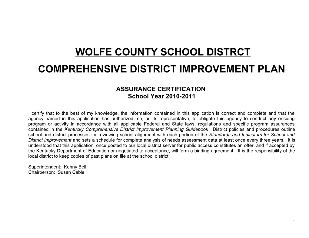 Wolfe County School Distrct