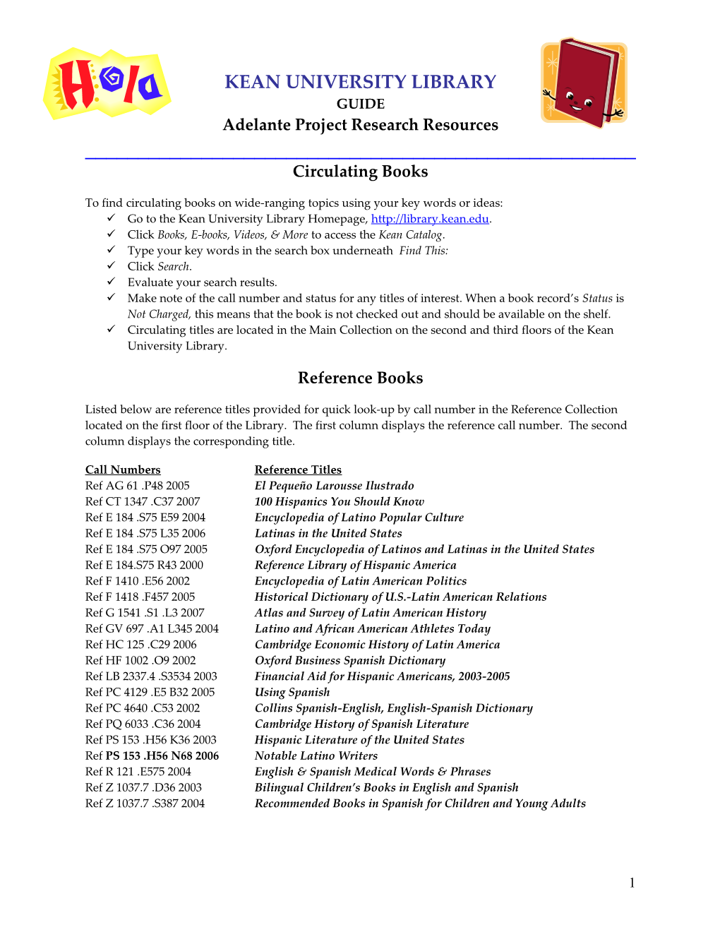 Adelante Project Research Resources