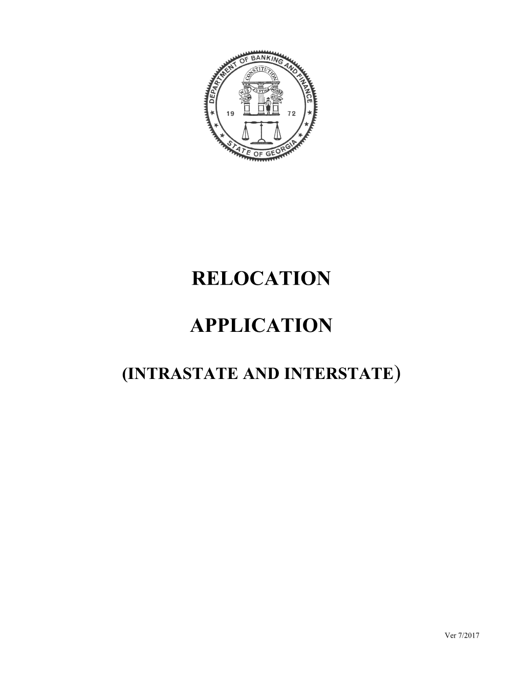 Instructions for Relocation Applications