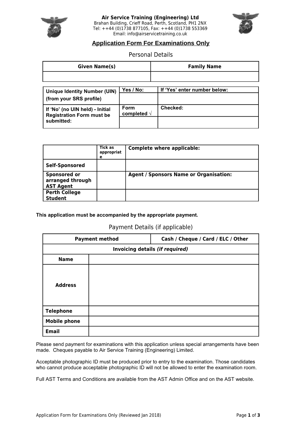 Application Form (Individual)