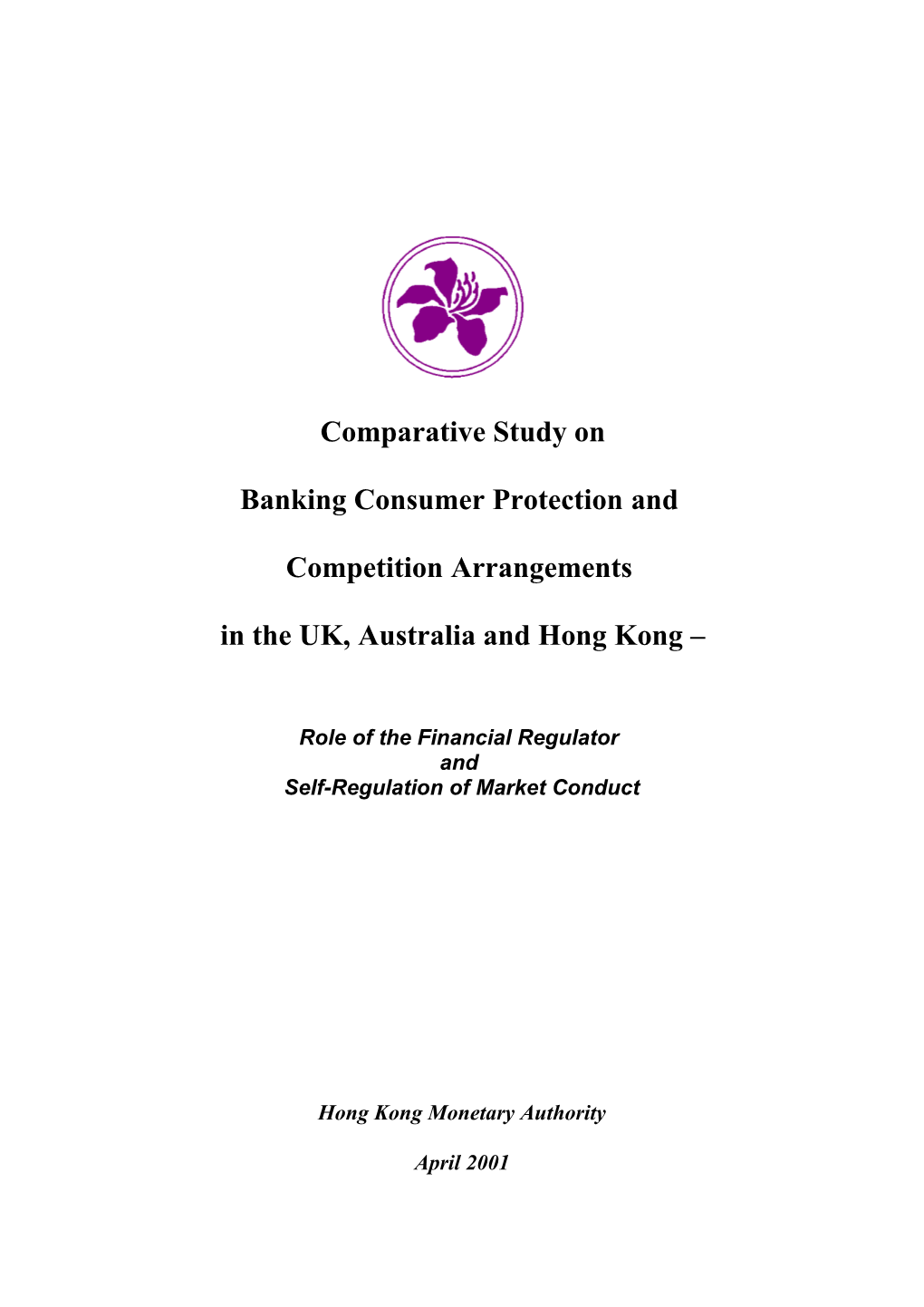 General Framework for Consumer Protection