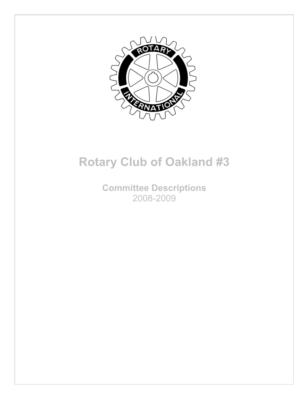 Rotary Club of Oakland