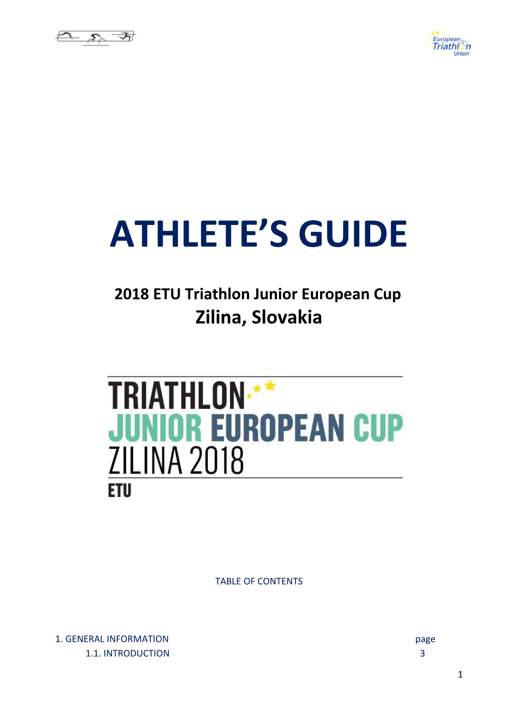 2018 ETU Triathlon Junior European Cup