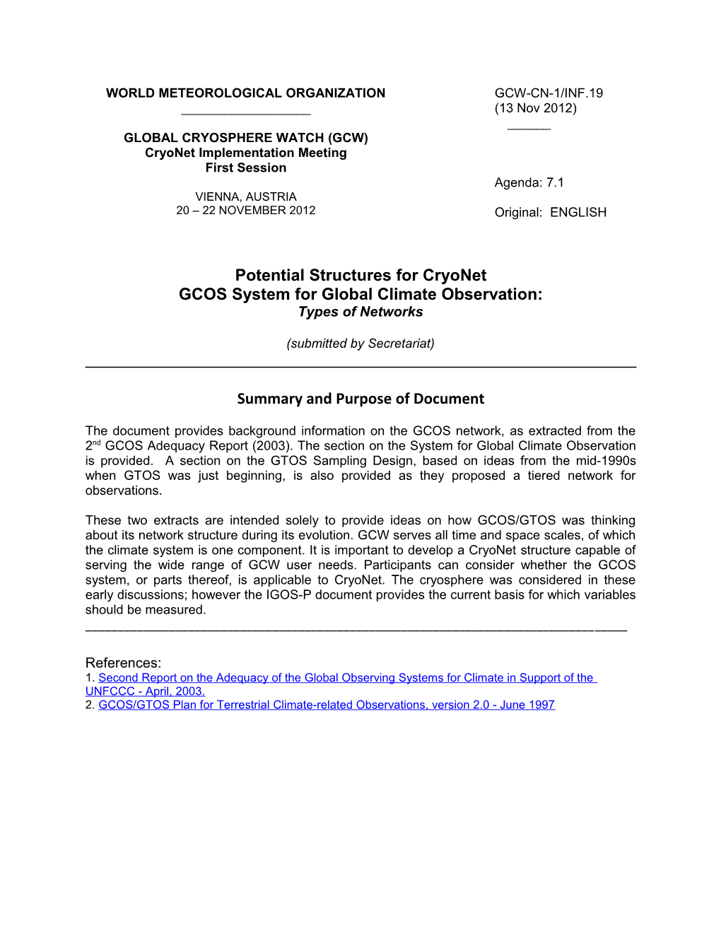 World Meteorological Organization s67