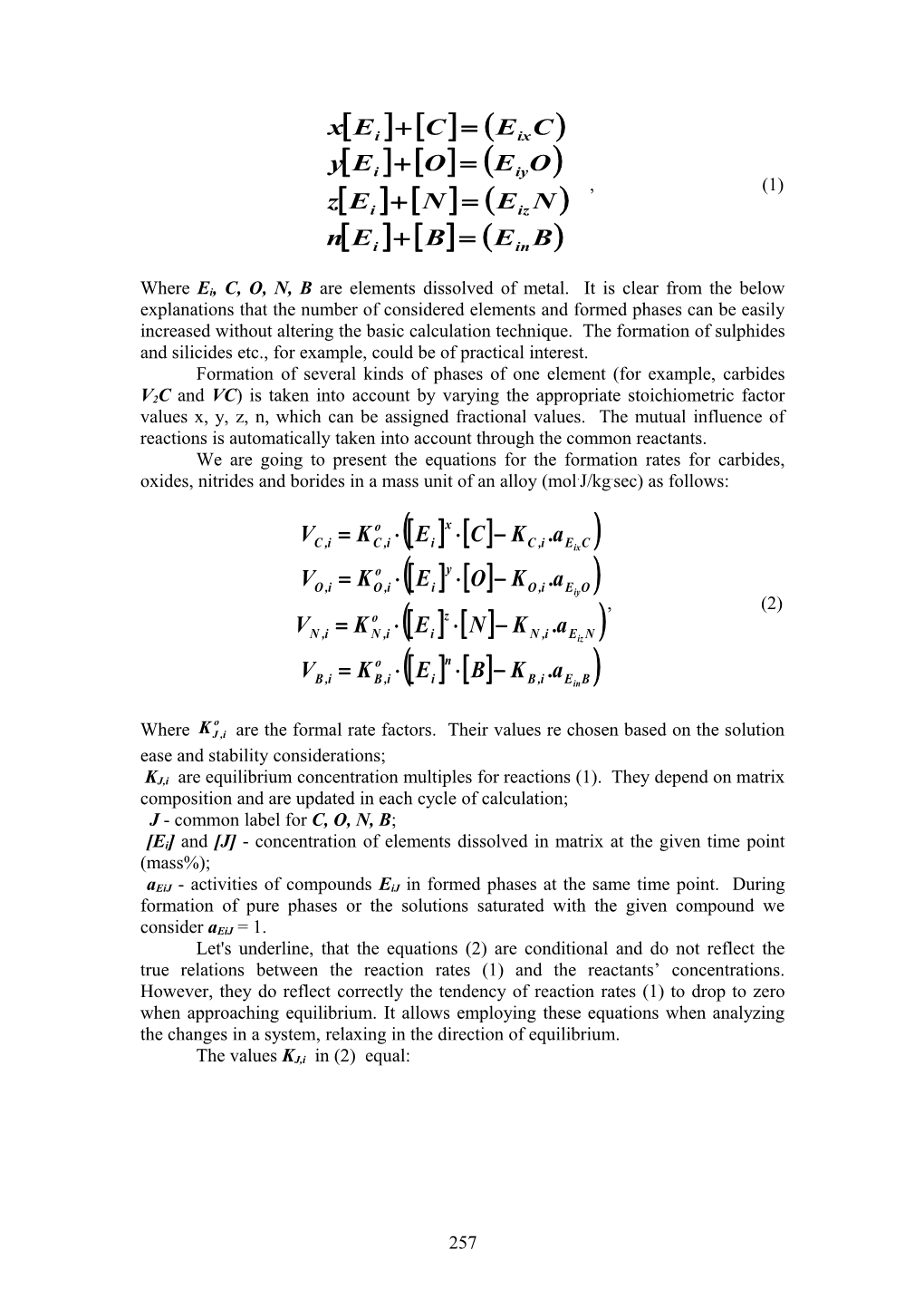 Mathematical Model for Forecasting