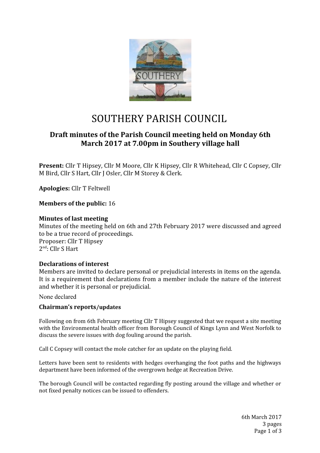 Southery Parish Council s1