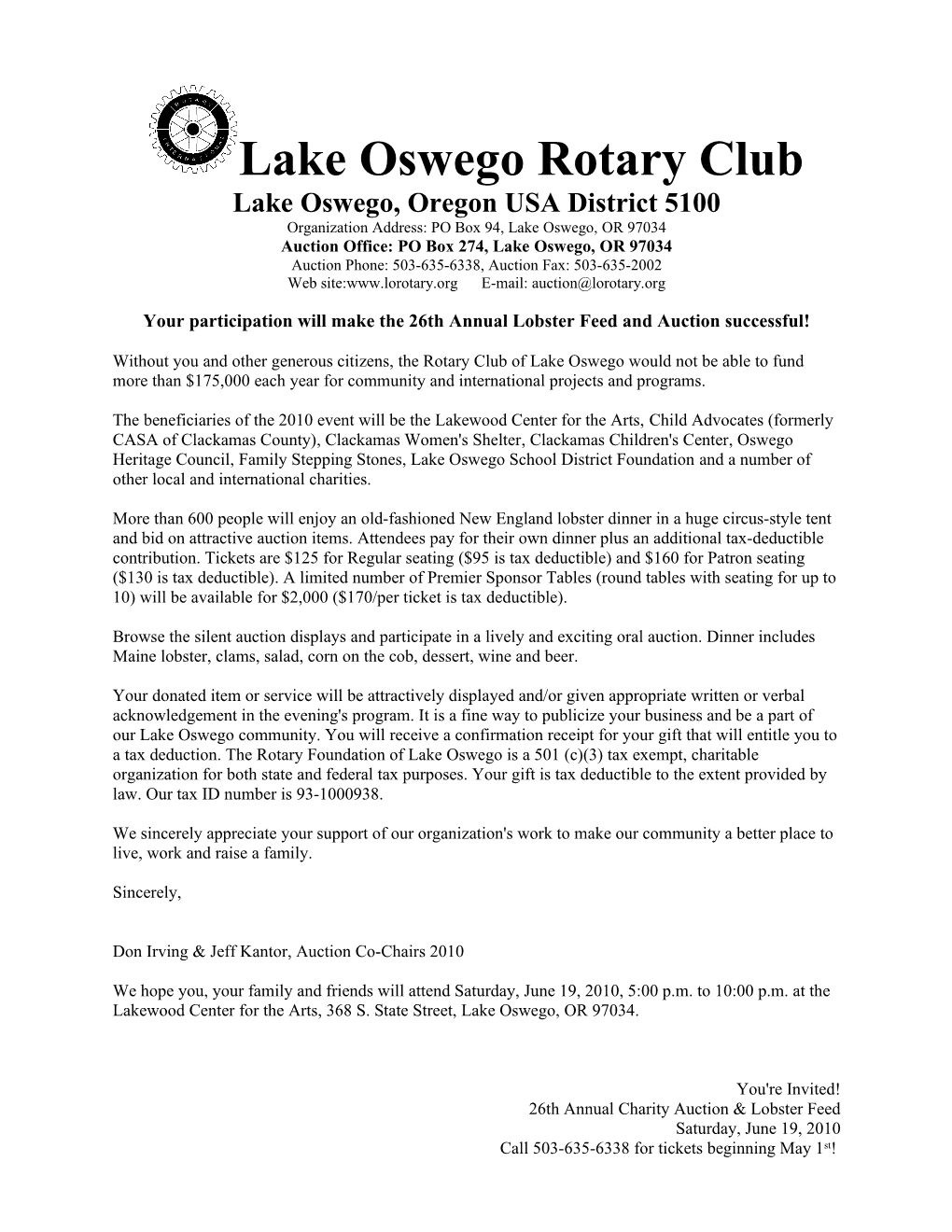Lake Oswego Rotary Club