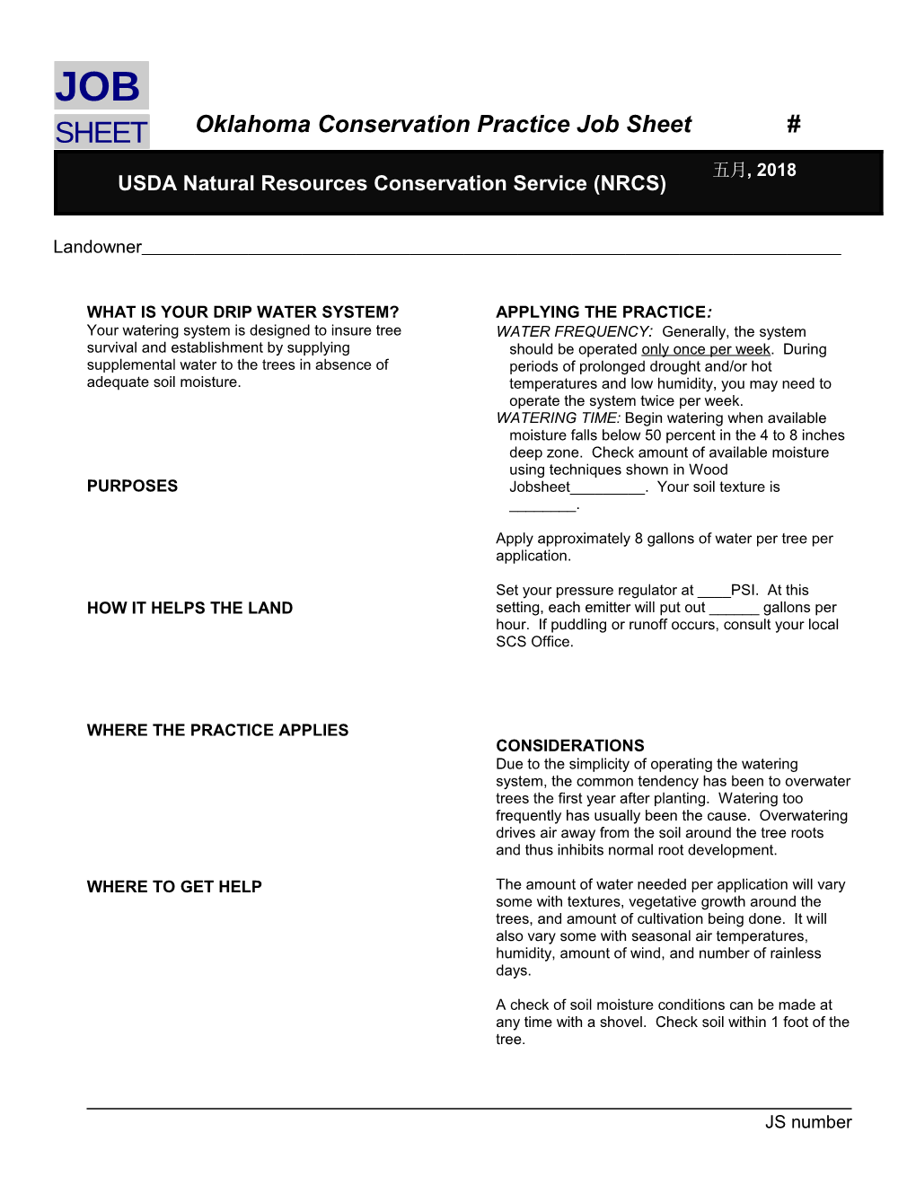 USDA Natural Resources Conservation Service (NRCS)