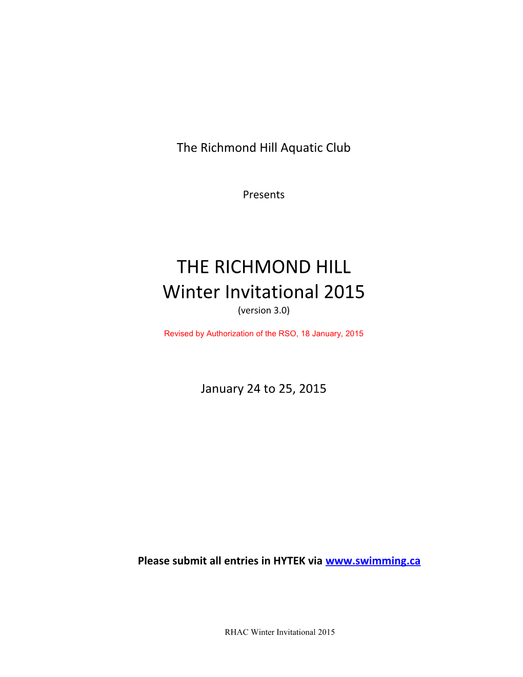 The Richmond Hill