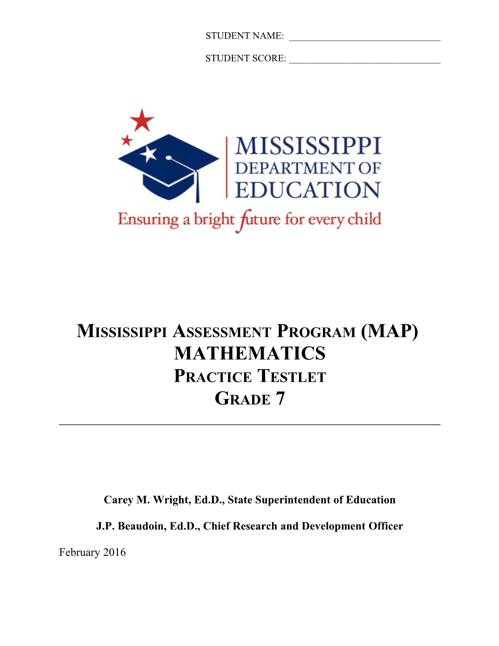Mississippi Assessment Program (MAP)