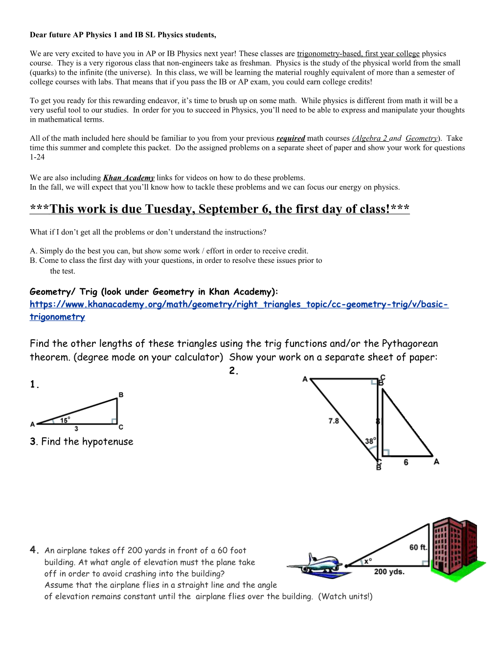 Dear Future AP Physics C Students