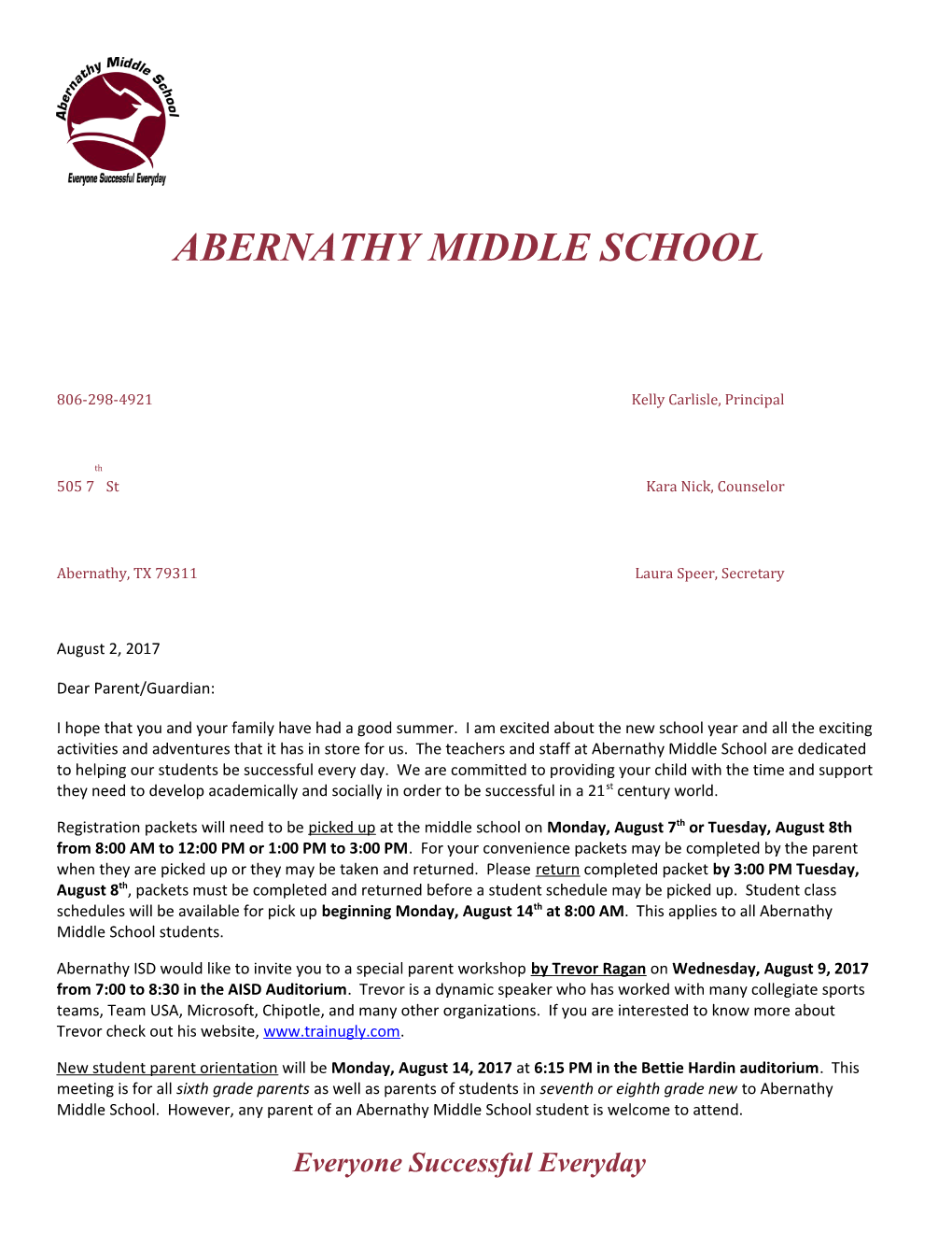 Abernathy Middle School