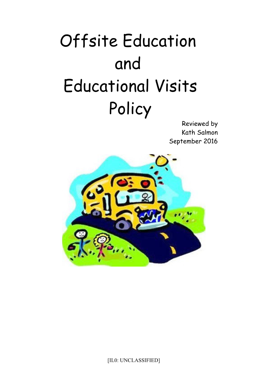 Model School Policy on Educational Visits