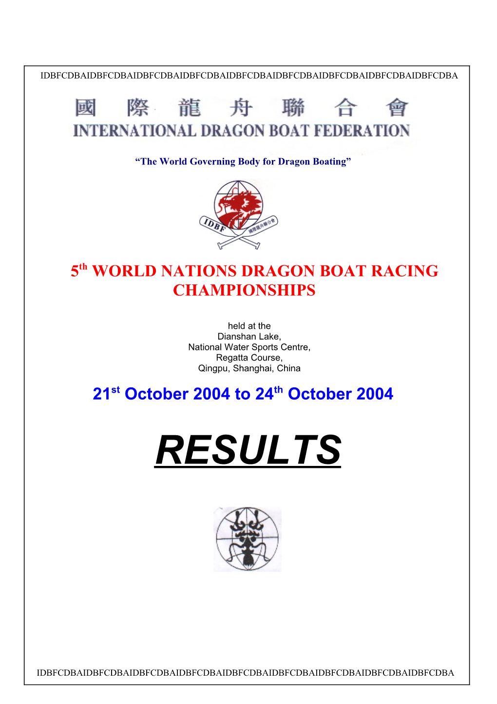 2003 Idbf World Nations Championships Poznan