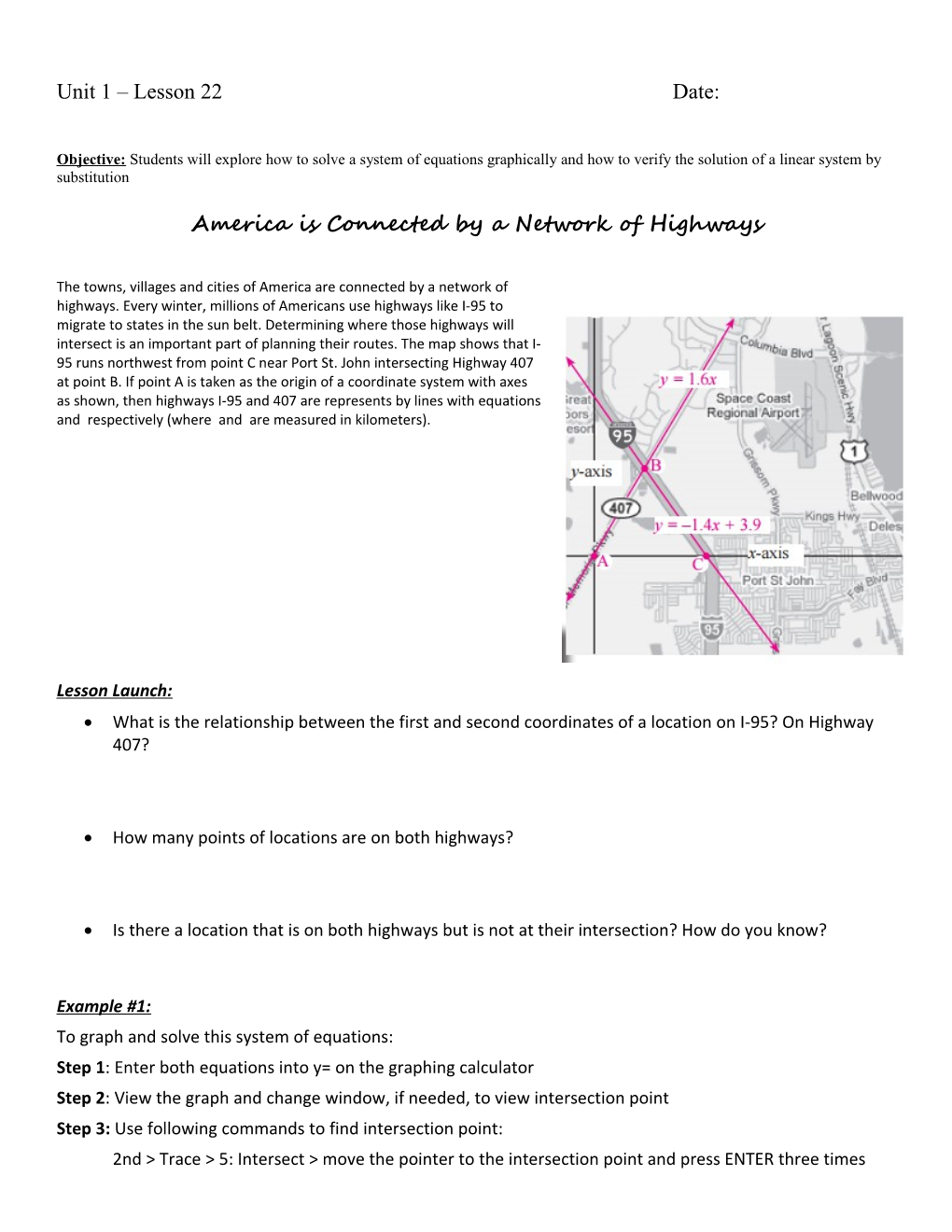 America Is Connected by a Network of Highways