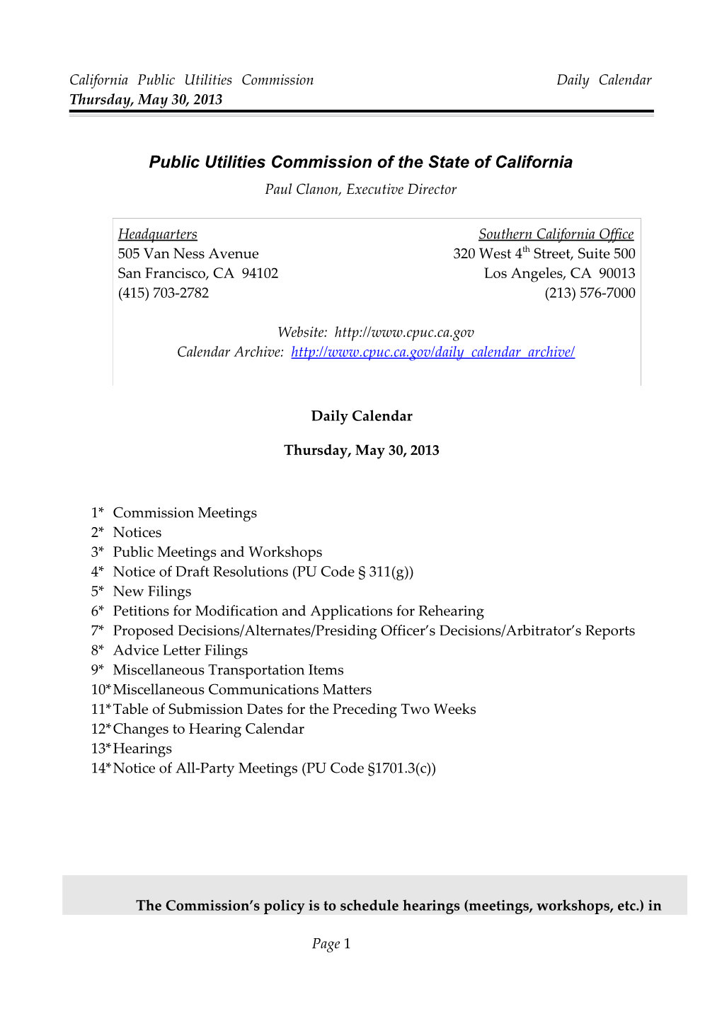 Public Utilities Commission of the State of California s39