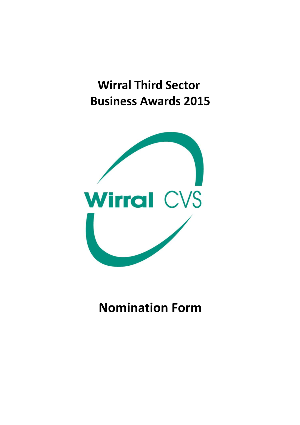 Wirral Third Sector Business Awards 2015