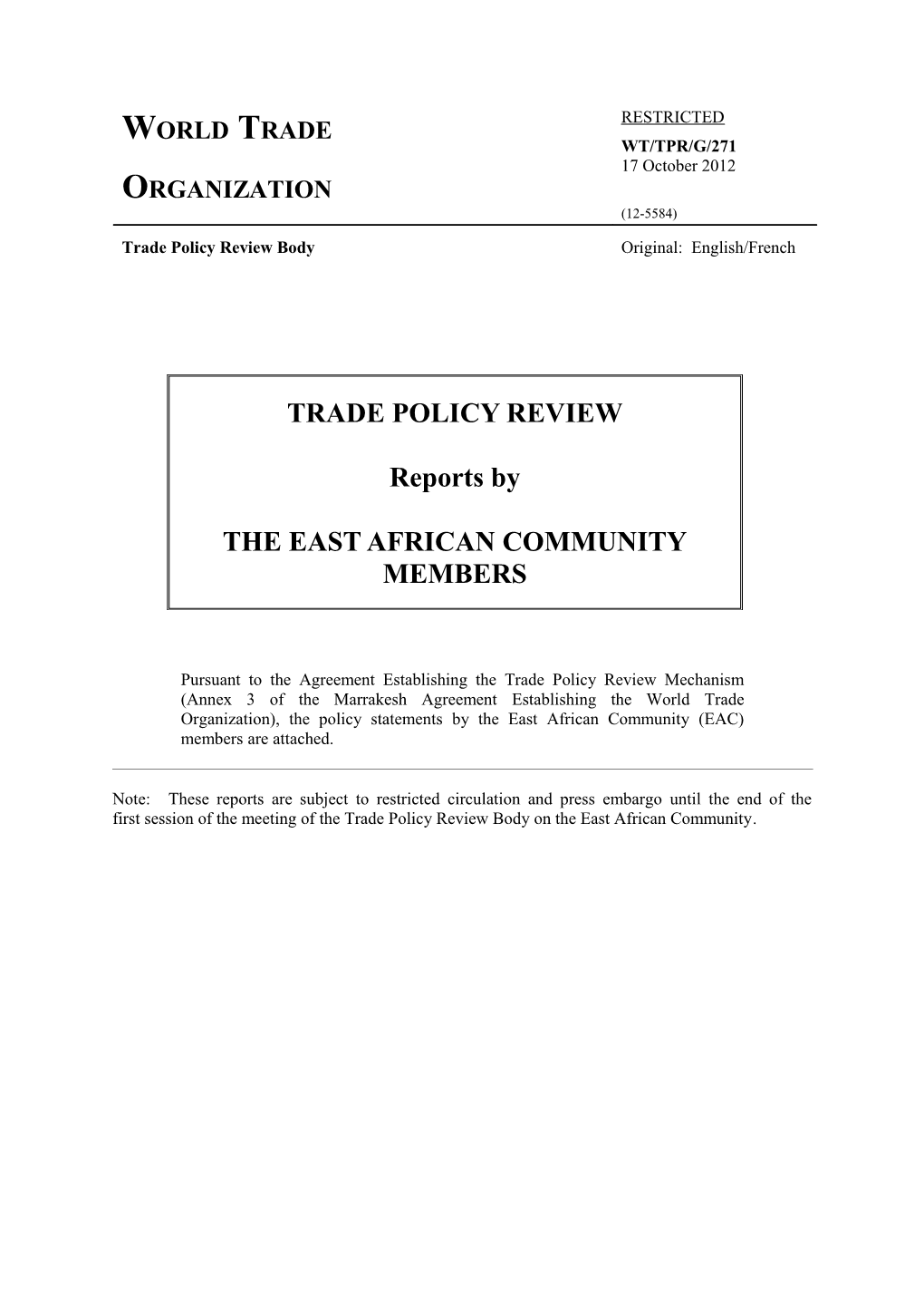 Trade Policy Review Body s4
