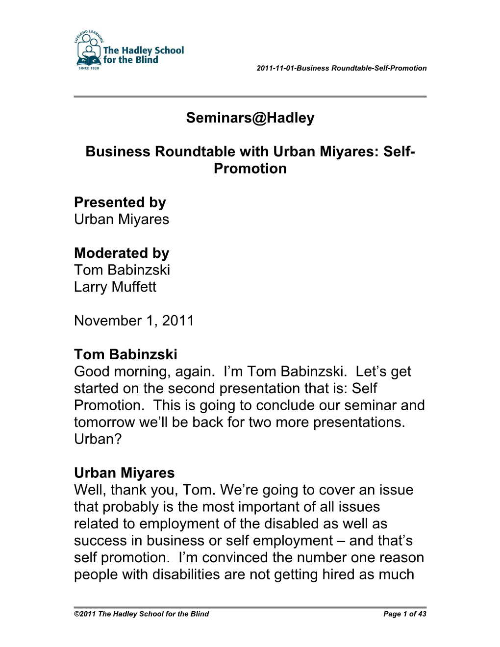 2011-11-01-Business Roundtable-Self-Promotion