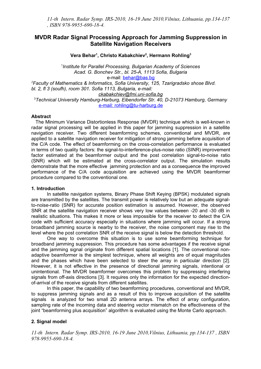 Performance Analysis of the Adaptive Qr-Based Mvdr Beamformer for Broadband and Multipath