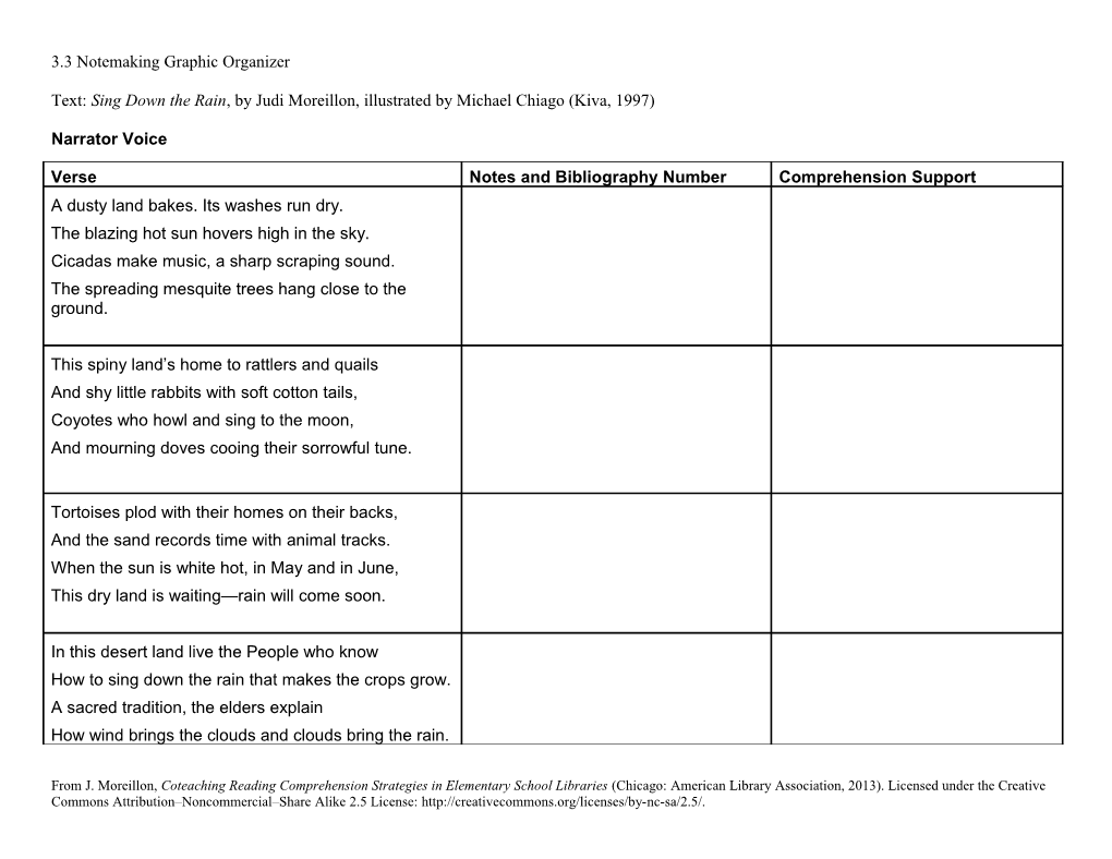 Narrator Part Teacher Model