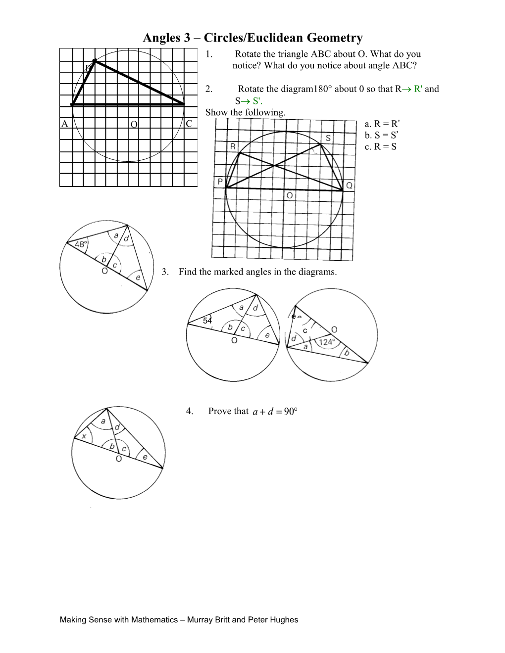 Angles 3 Circles/Euclidean Geometry