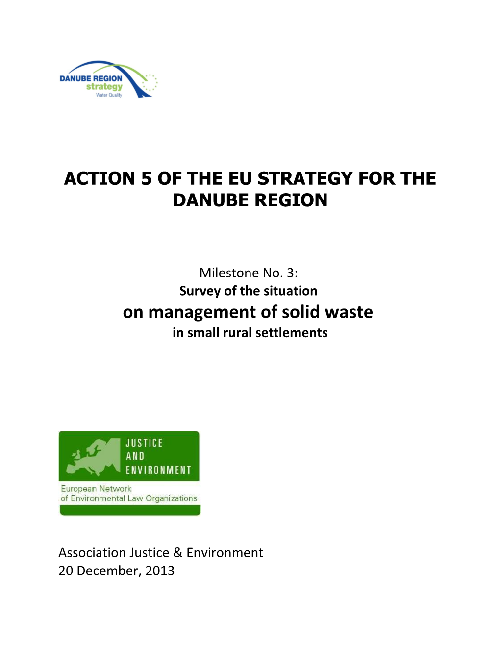 Action 5 of the Eu Strategy for the Danube Region