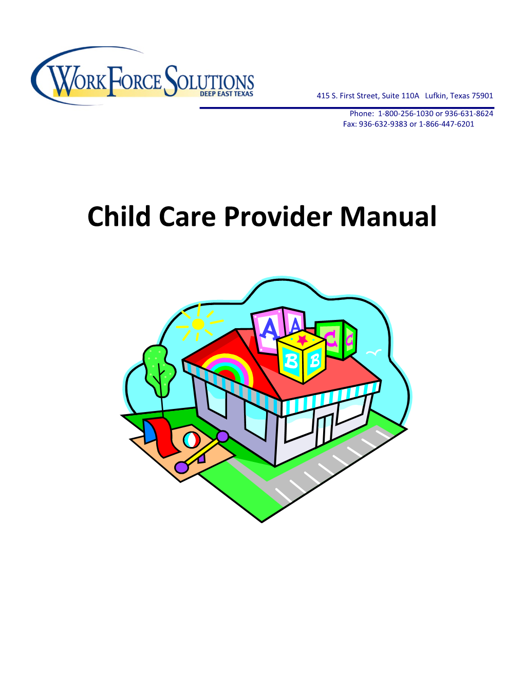 Child Careprovider Manual