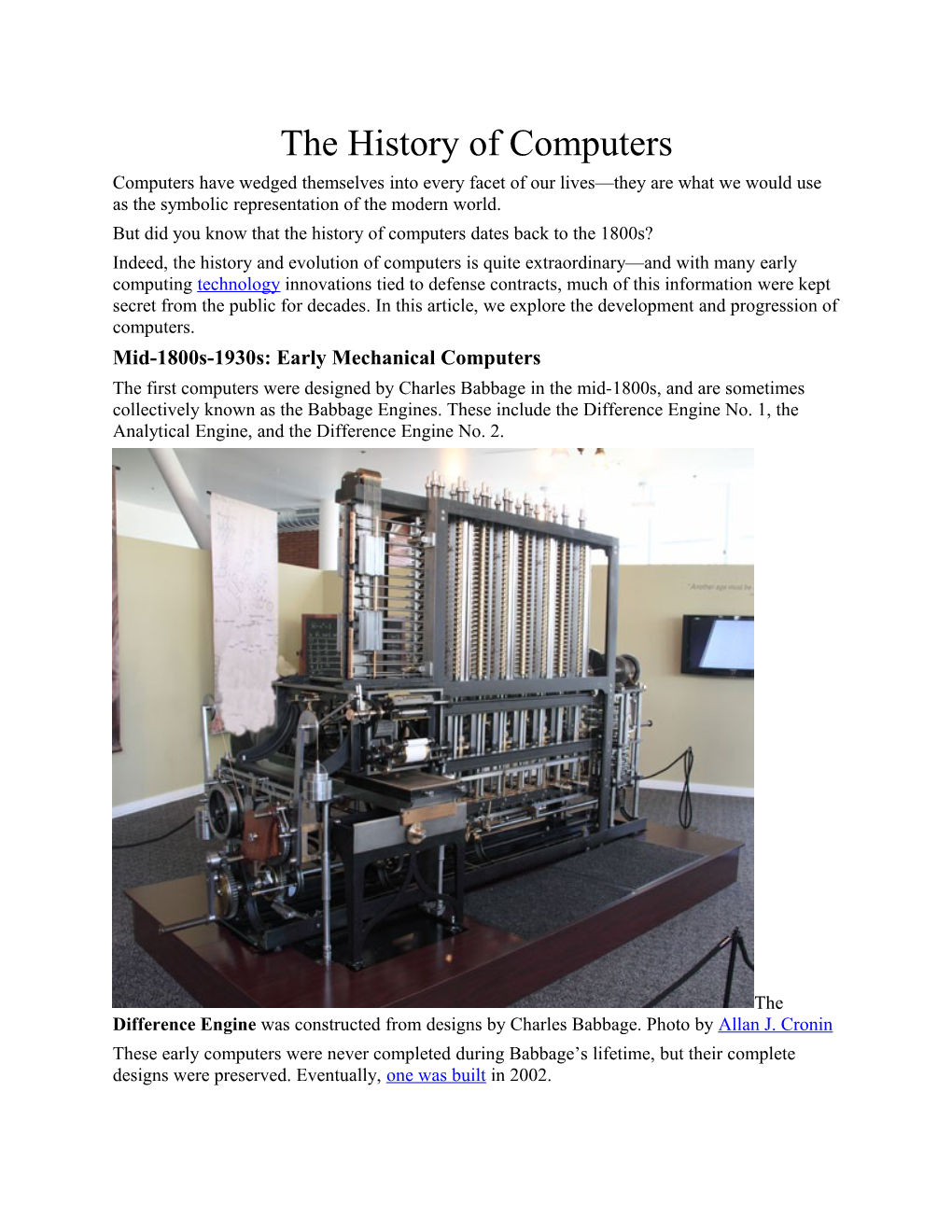 But Did You Know That the History of Computers Dates Back to the 1800S?