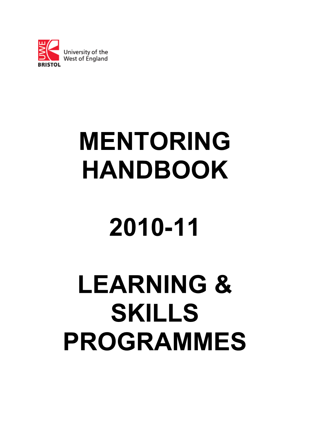 Quick Summary of Essential Information for Mentors and Mentees