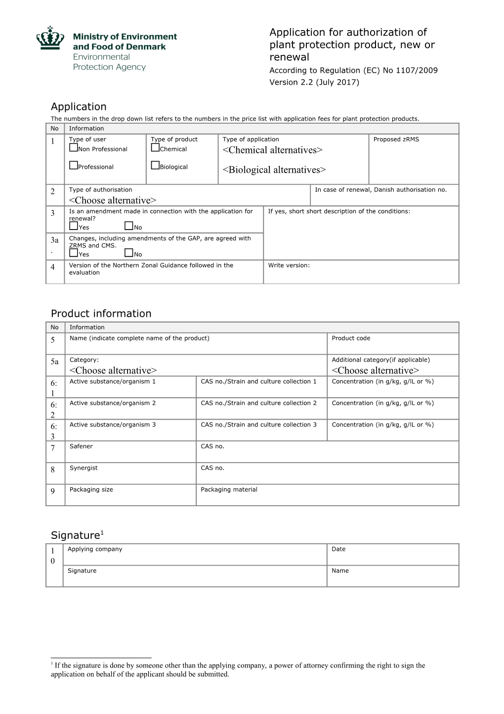 MIP-0012-E Application Form