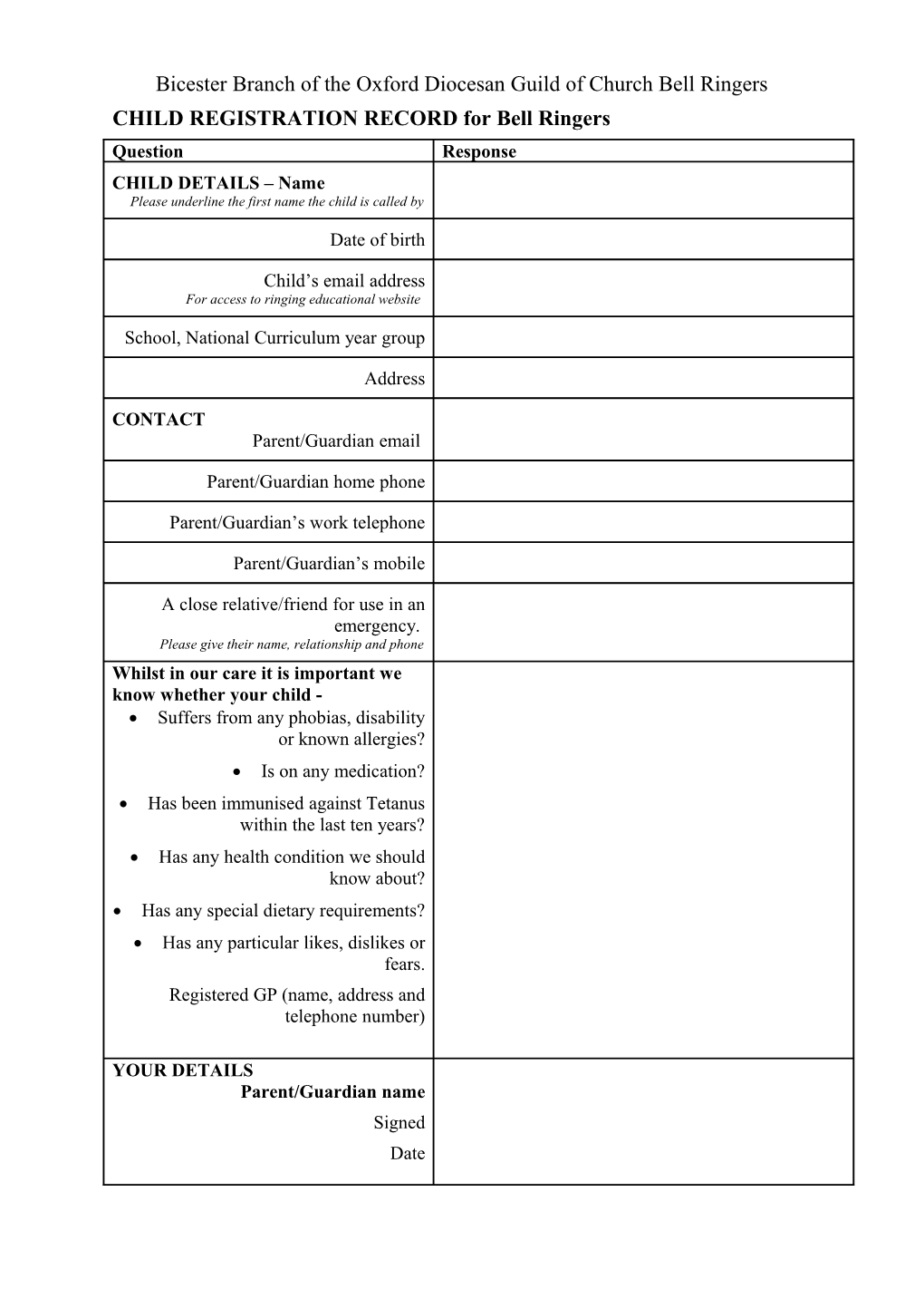 ODG ONB Child Registration Form