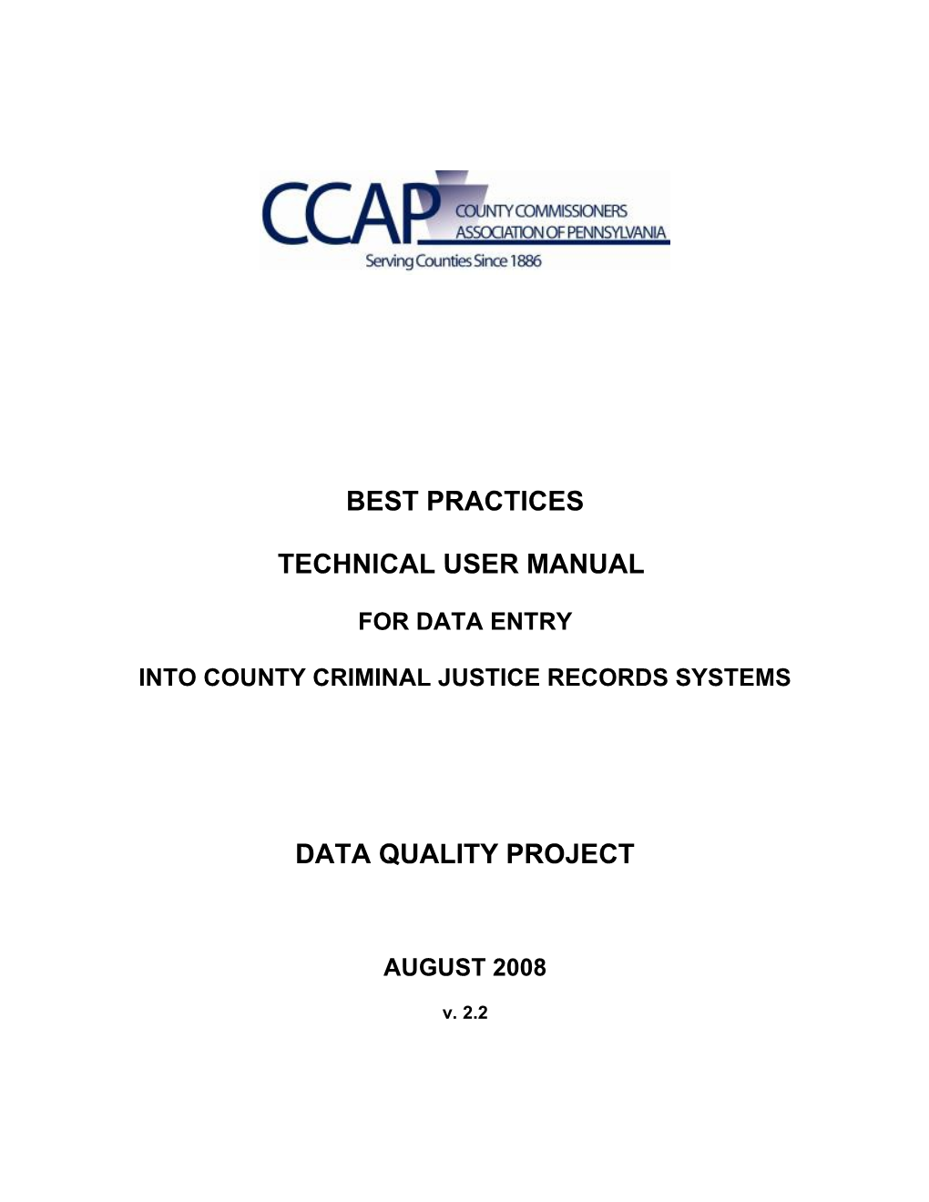 Into County Criminal Justice Records Systems