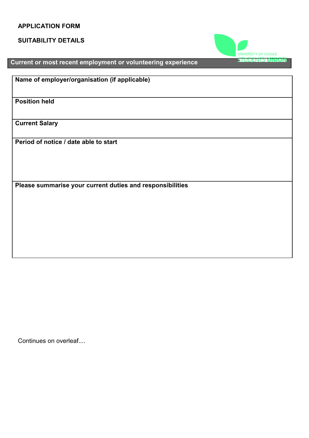 Application Form - Full 1415 s1