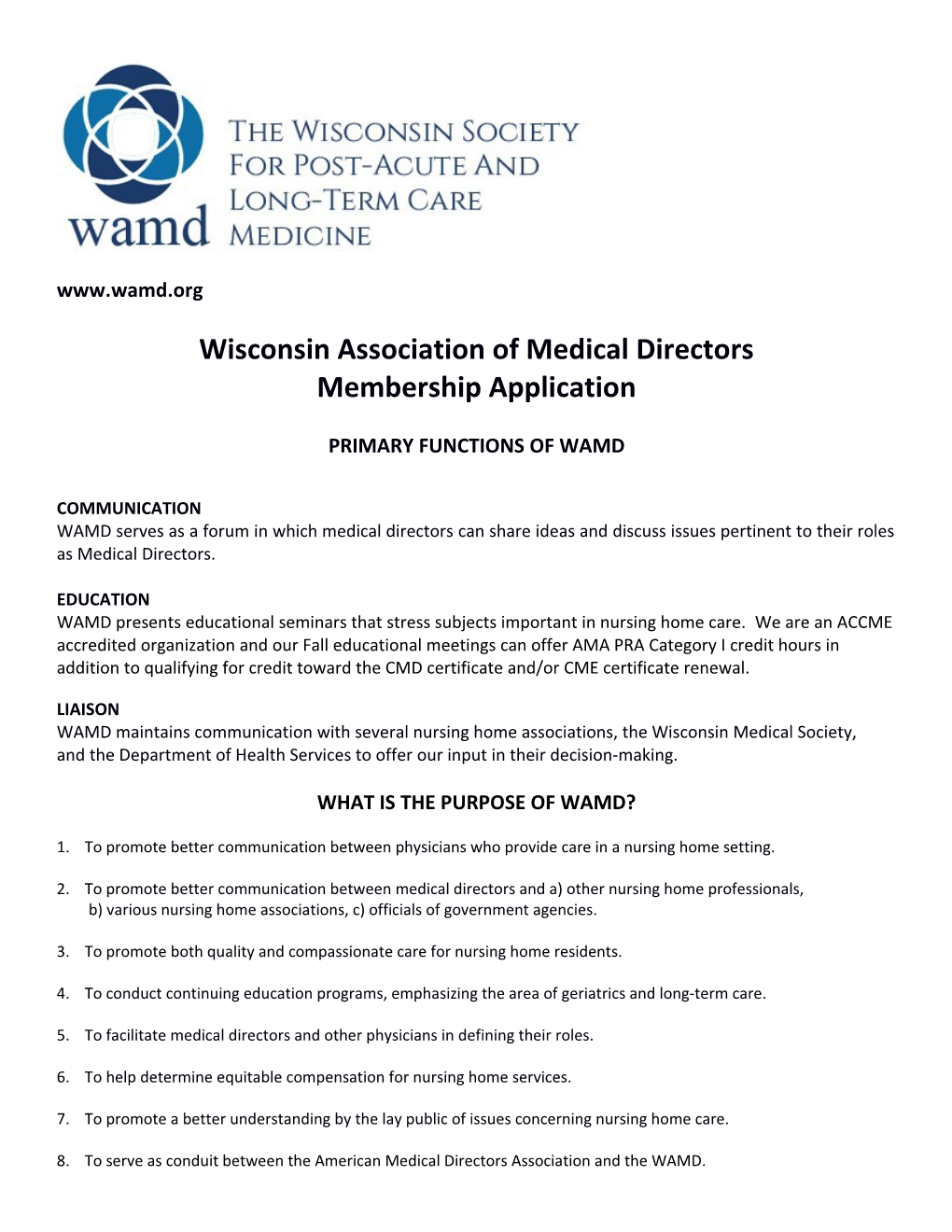 Wisconsin Association of Medical Directors