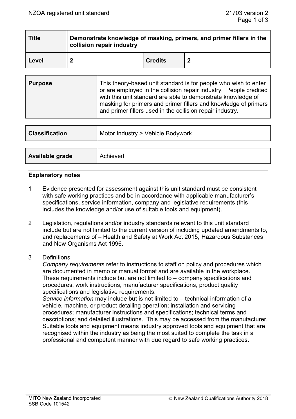 Explanatory Notes s3