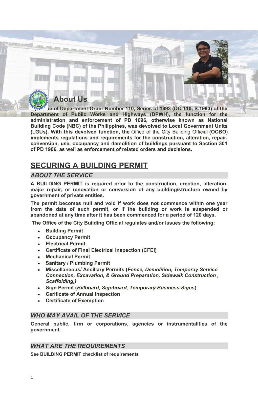 Securing a Building Permit