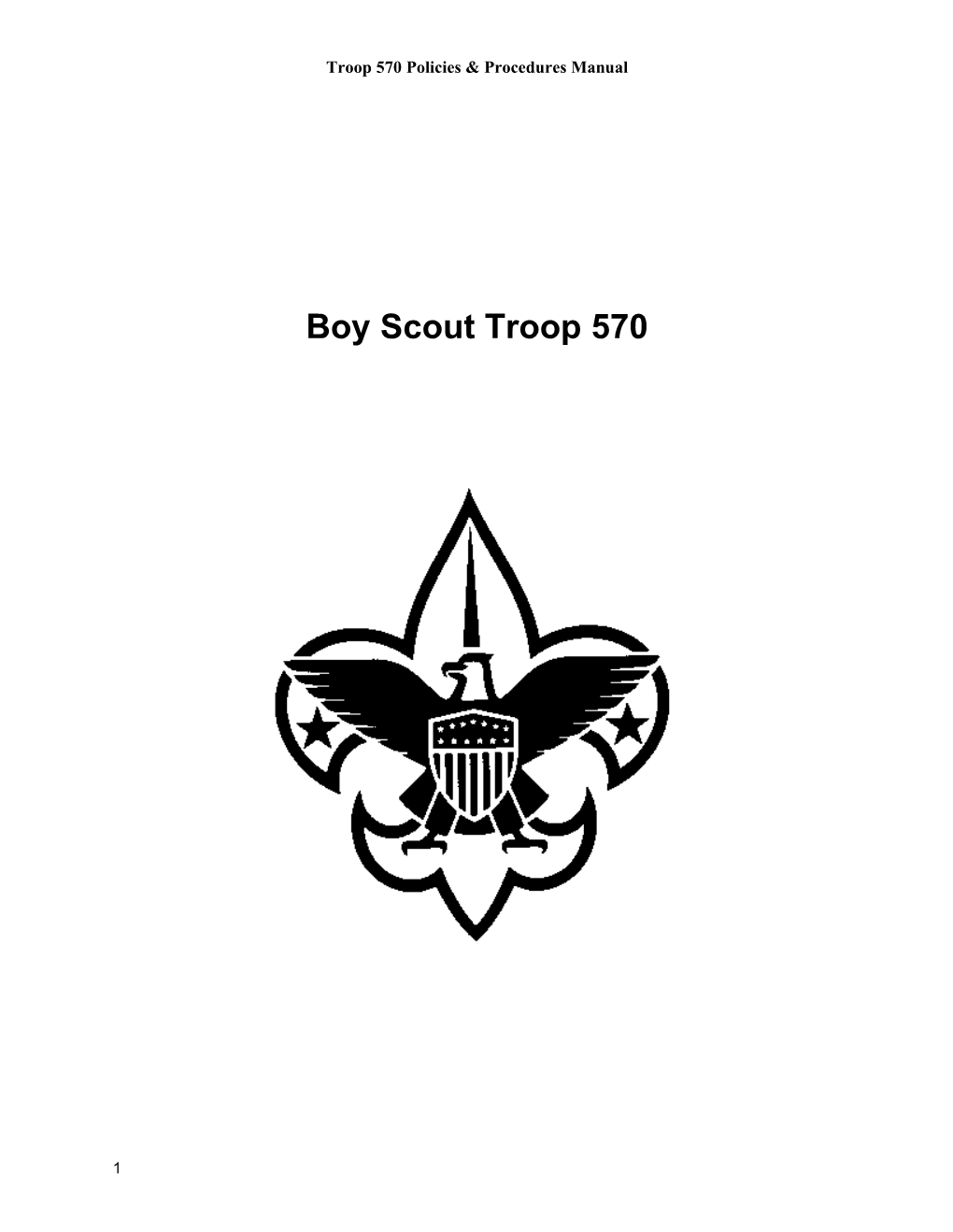 Troop 570 Policies & Procedures Manual