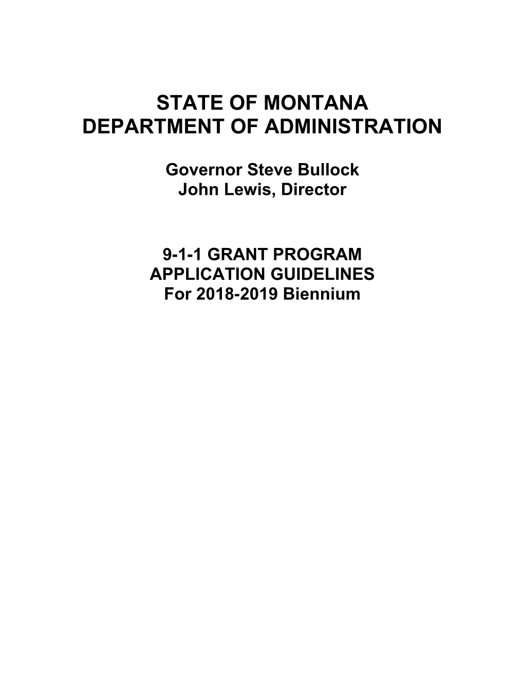 State of Montana s3
