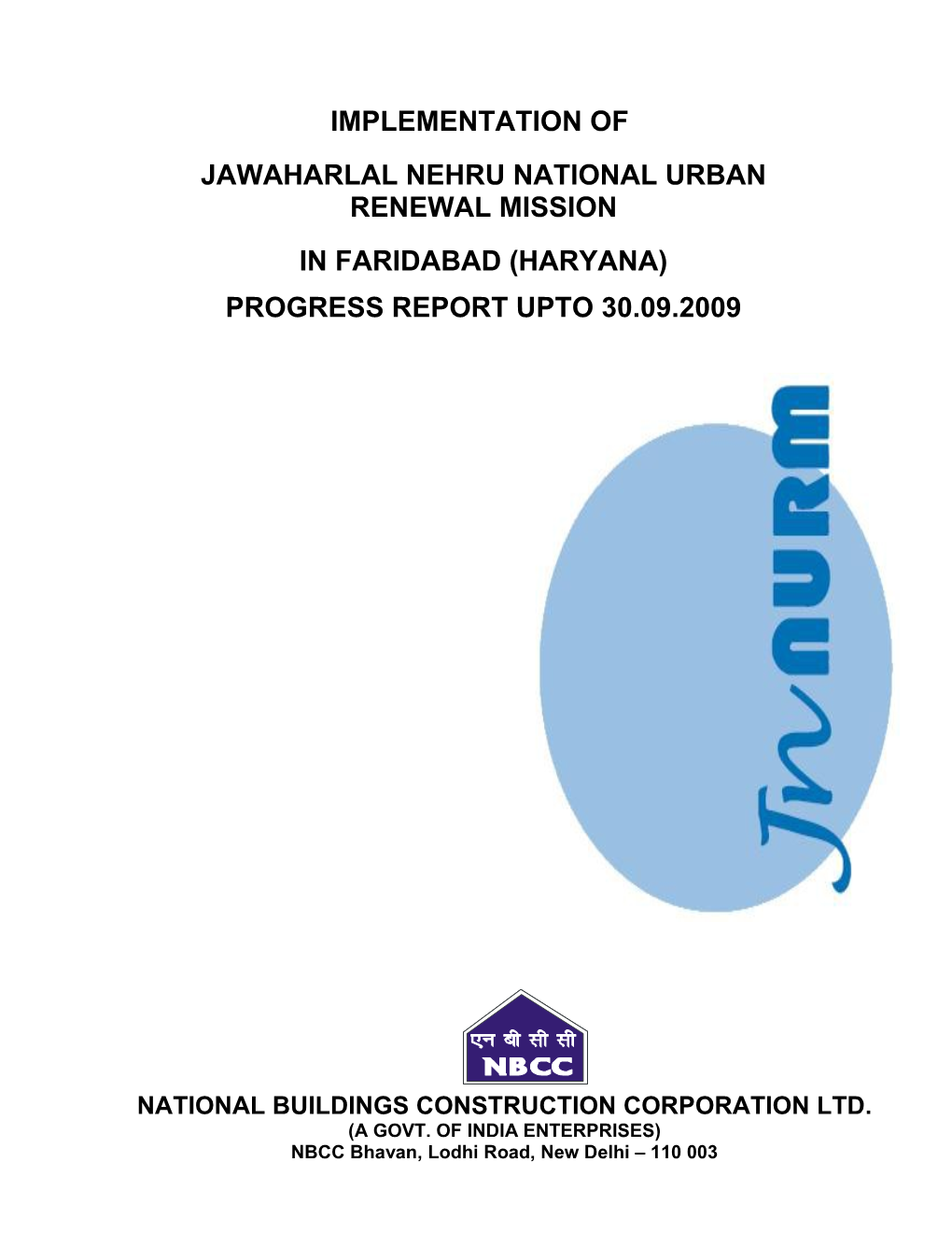 Jawaharlal Nehru National Urban Renewal Mission