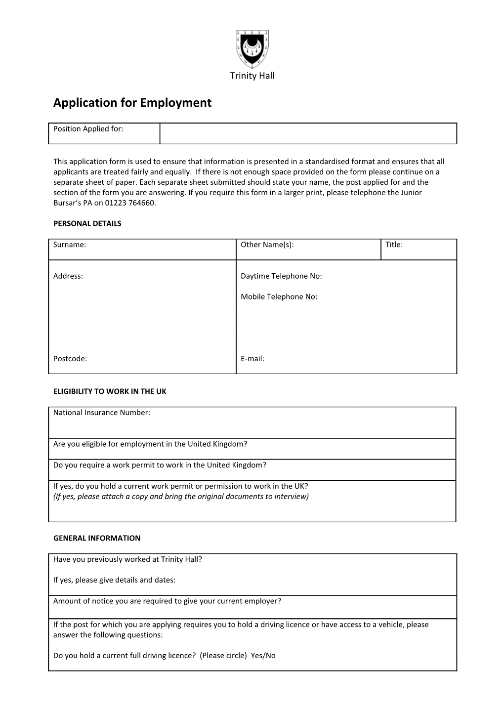 Application for Employment s8