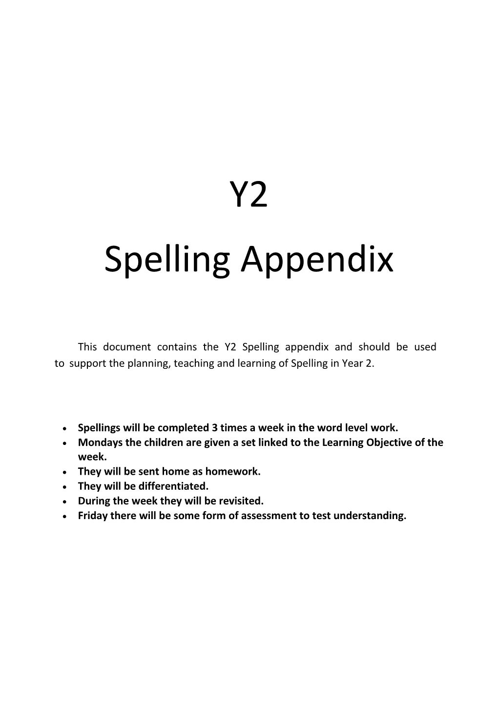 Spelling Appendix