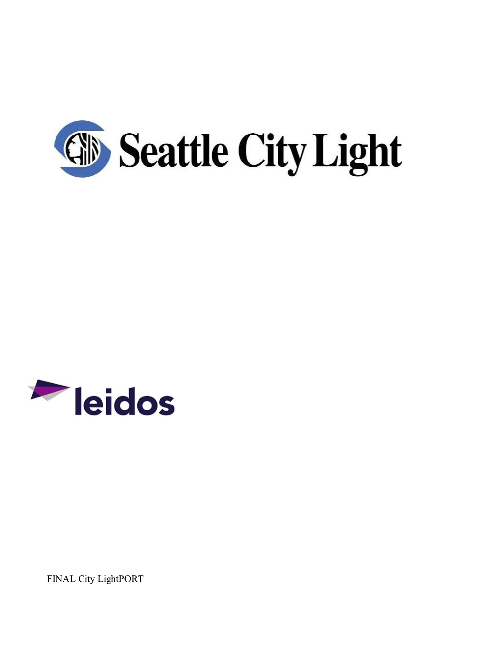 SCL-Business Case Update Report V3 - Leidos