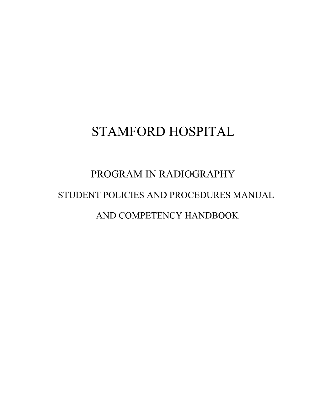The Stamford Hospital