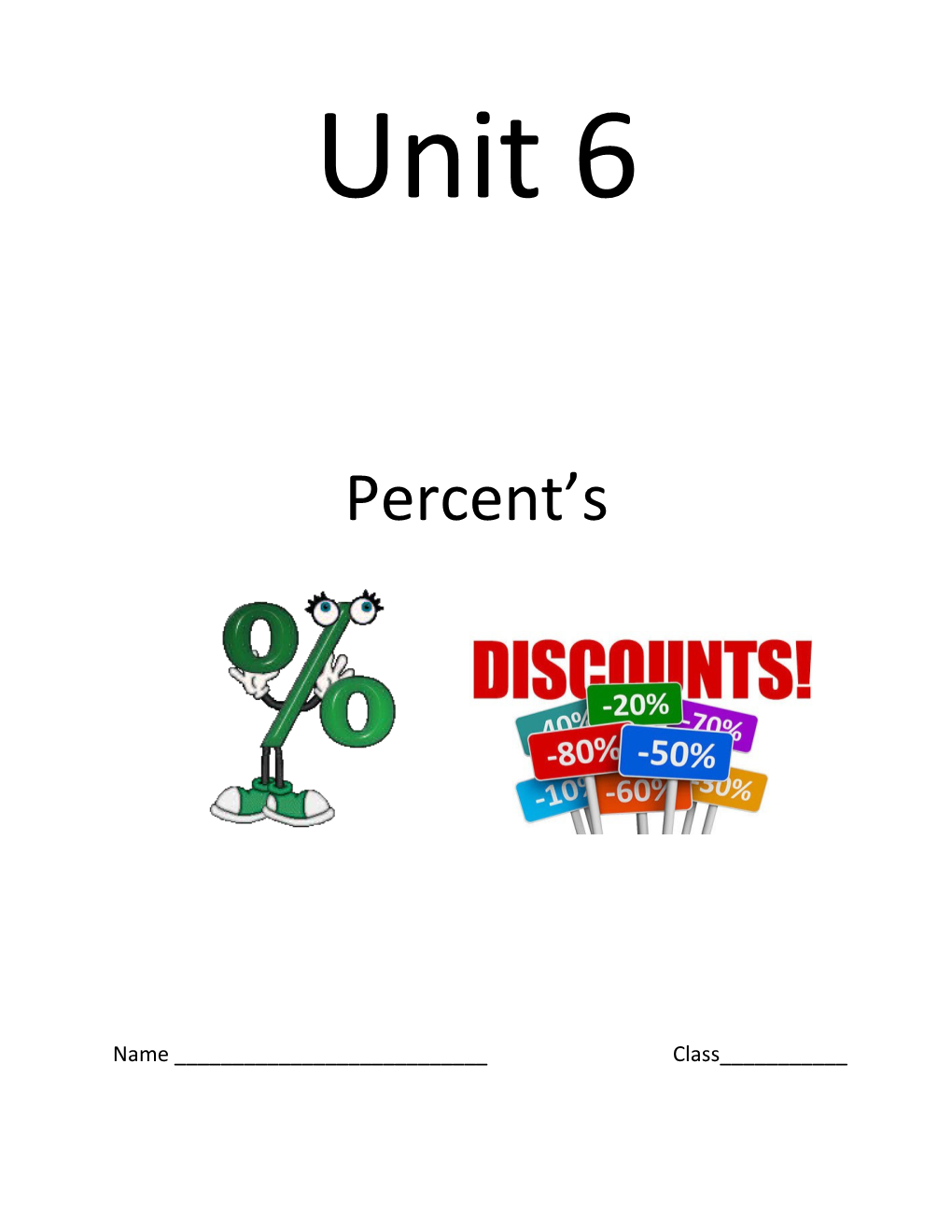 Review of Percent S, Decimals, and Fractions