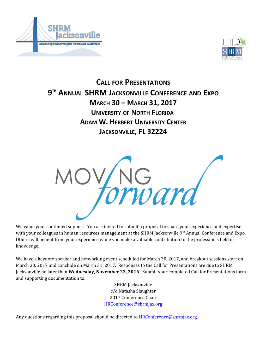 9Th Annual SHRM Jacksonville Conference and Expo