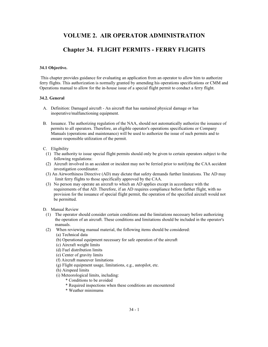 FLIGHT Permits - FERRY FLIGHTS